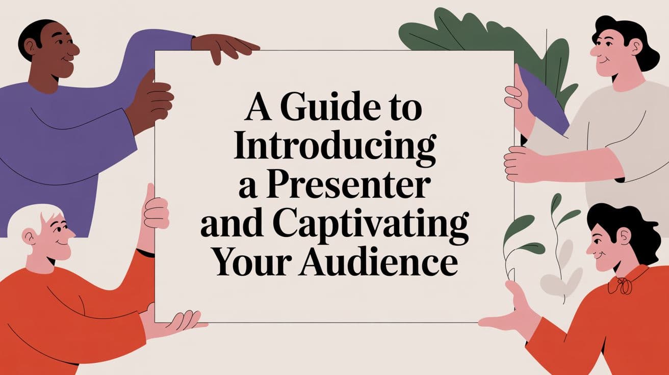 My go-to framework for introducing a presenter (with sample scripts)